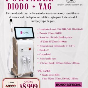 AURA 4 Diode Machine Stand GOLD 8699 promo